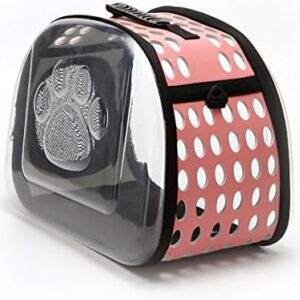 PETCUTE Cat Carrier Portable Dog Carrier Breathable pet Travel Carrying Bag for Small Dog Cat Rabbit with Shoulder Strap