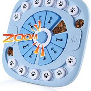 PETTOM Dog Puzzle Toy, Puzzle Feeders for Dogs with Squeaky and Non-Slip Design, Dog Brain Stimulating Toys, Dog Enrichment Toy for Small Medium and Large Dogs