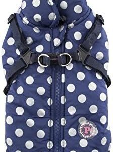 Pinkaholic New York Pinkaholic New York Miss Dotty Winter Fleece Vest, Small, Navy