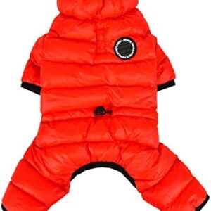 Puppia Ultralight Jumpsuit B - RED - S