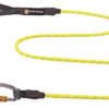 RUFFWEAR Knot-a-Leash Reflective Rope Dog Lead with Carabiner Clip, Length: 1.5 m, Thickness: 7 mm, Lichen Green