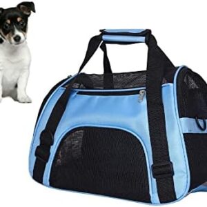 SP-Cow Pet Carrier, Transport Bag for Cats Dogs, Comfort Airline Approved Travel, Foldable Cat Box Oxford Fabric with Excellent Ventilation, for Cats, Small Dogs, Puppies