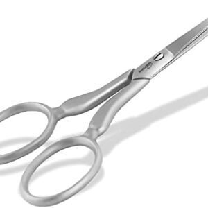 Solingen Paw Scissors Small Dog Scissors with One-Sided Micro Teeth Dog Hair Scissors Made of Rustproof Stainless Steel with Sharp Rounded Cutting Surface for Perfect Grooming