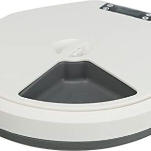 TRIXIE TX5 Automatic Food Dispenser, 5 x 240 ml/33 x 5 x 36 cm, White/Grey, 1.54 kg