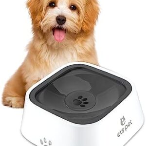 Water Bowl for Dogs Drinking Bowl Water Dispenser 1 L Non-Slip Leak-Proof On The Go Floating Anti Slip No Spill for Pets Cats Car Travel Outdoor Indoor