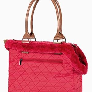 Wouapy Chic Transport Bag for Dog, Red