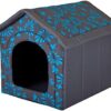 Hobbydog R1 BUDNKW6 Doghouse R1 38 x 32 cm Blue Flowers XS Blue 600 g