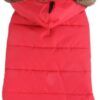 Puppia PAMD-VT026 Cody Hood Vest Coat, M, Red