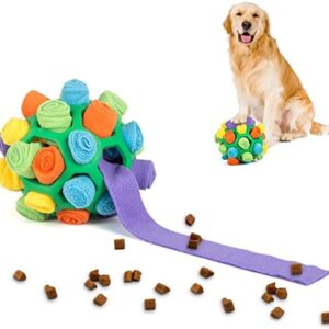 KIKIGOAL Foraging Snuffle Ball for Dogs, Snuffle Toy Bite Resistant Treat Dispenser Toy Interactive Enrichment Toys for Small Pet Puppy Dogs Intellectual Training