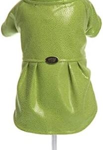 Trilly All Brilli Coat Faux Leather Effect Razza, Green - 1 Product