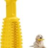 YSQEVN Chew Toy for Dogs Natural Rubber Dog Toy Fillable with Treats for Teeth Cleaning and Gums Massaging