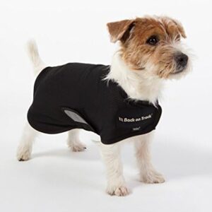 BACK ON TRACK Hugo Net Dog Coat Black Size M