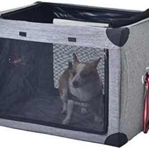BTM Soft Cage, Pet Cage, Breathable, Folding Crate, Soft Crate, Dogs, Cats, Dog Carriers, Drive Bock, Lightweight, Medium Dogs, Small Dogs, Outdoors, Travel, Sleepovers, Disaster Prevention