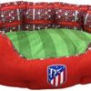 CYPBRANDS Atletico de Madrid BE-01S-ATL Pet Bed, Small, Multi-Colour