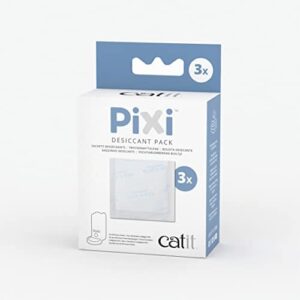 Catit PIXI Smart Feeder Replacement Desiccant Pads for Automatic Cat Food Dispenser, 3 Pack
