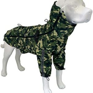 Crosses Hiking Waterproof for Dogs, Portable, Go Camouflage, Size 80 cm - 385 g