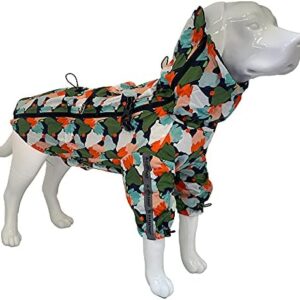 Crosses Hiking Waterproof for Dogs, Portable, Go Harlequin, Size 70cm - 384g
