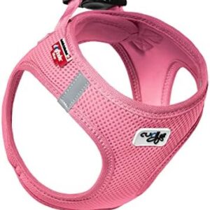 Curli Vest Harness Air-Mesh Dog Harness Pet Vest No-Pull Step-in Harness with Padded Vest Pink 2XS