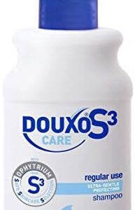 DOUXO S3 Care - Shampoo - Dog & Cat Hygiene - Regular Use - Ultra-Gentle - Protecting and Hydrating - Hypoallergenic Fragrance - Veterinary Recommended - 200ml