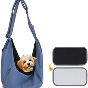 Dog Carrier Pet Adjustable Shoulder Bag Transport Bag for Pets, Breathable Mesh Transport Bag for Cats and Dogs, Suitable for Pets Within 10 kg