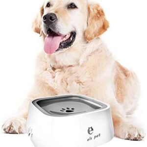 Ejoyous Water Bowl for Dogs, Leak-Proof with Carbon Filter, Slow Drinking Bowl Dog with Non-Slip Anti-Slip Water Bowl for Pets Indoor Outdoor Car