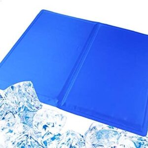 Evance Dog Cooling Mat, Large 90 * 50cm, Pet Cool Mat Non-Toxic Gel Self Cooling Pad for Dogs and Cats in Hot Summer, Ice Mat Dog Cool Pad for Home and Travel (Blue)