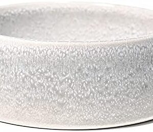 FLUFFINO® Ceramic Dog Bowl (800 ml, Grey, Food-Safe) - Made in Portugal - Feeding Bowl for Small and Medium Dogs - Unique and High-Quality Ceramic Bowl / Feeding Bowl