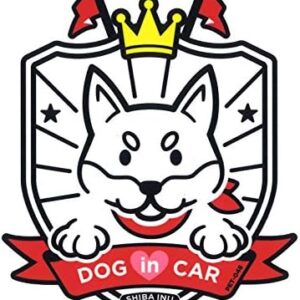 General Sticker Dog in CAR/Shiba Inu Sticker PET-048
