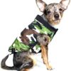Hip Doggie HD 5BKPV, Big Dog Reversible Puffer Vest Dog Coat Black/Camo S