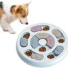 HshDUti Slow Feeding Dog Bowl, Interactive Feeding Bowls, Puzzle Toy for Dogs, Environmentally Friendly Dog Training Feeding Bowl for Dogs to Relieve Digestion, Blue