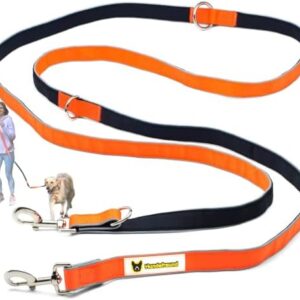 Hundefreund Multifunctional Dog Leash (6 in 1) Adjustable Length 10 ft for Medium and Big Dogs