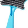 IKAAR Deshelding Tool & Grooming Brush, Dog Brush Cat Brush Shedding Hair Comb for Small Medium Large Dog/Cat Long and Short Hair Blue