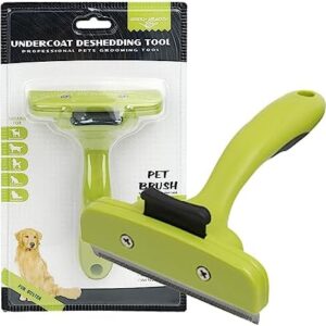 JVHLOV Deshedding Dog Brush, Dog Hair Brushes for Shedding, Professional Deshedding Brush Tool for Dogs,Brush Tool for Dogs and Cat Grooming