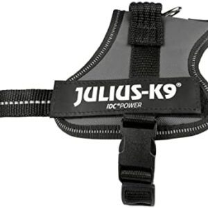 Julius-K9 162ANT-MM K9 PowerHarness for Dogs, Size Mini-Mini, Anthracite