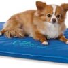 K&H Pet Products Coolin' Comfort Bed Orthopedic Dog Cooling Mat, Cooling Mat for Dogs and Cats, Cooling Dog Bed for Small Dogs - Blue Small 17 X 24 Inches