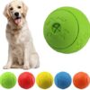 MEKEET Dog Toy Ball Dog Treat Toy,Dog Treat Dispensing Nontoxic Bite Resistant Toy Ball for Pet Dogs Pet Exercise Game Puzzle Ball IQ Training ball. (Green)