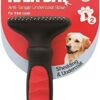 Mikki Dog, Puppy Grooming Anti Tangle Rake - Dematting Tool Removes Knots, Tangles and Matts - Small