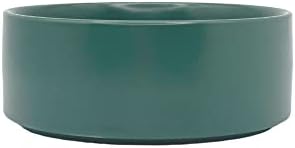 Mimi&Filou Ceramic Cat Feeding Bowl - Ceramic Bowl for Cats Dogs - Dog Bowl Ceramic Feeding Bowl (1800 ml, Green)