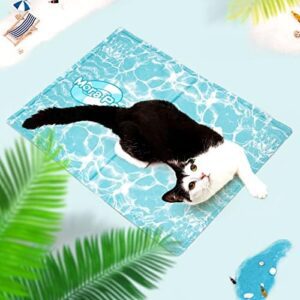 Mora Pets Cooling Mat for Dogs Cooling Blanket Cat with Non-Toxic Gel Dog Cooling Mat Self-Cooling Cooling Pad for Pets Cool Dog Blanket Cooling Dog Mat M 65 x 50 cm