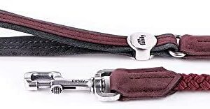My Family 5105 Artificial Leather Strap M/180 Cm Bordeaux And Black (Rope) M-2 Antique Silver 1000 g