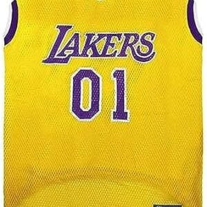 NBA Los Angeles Lakers Dog Jersey, X-Large - Tank Top Basketball Pet Jersey