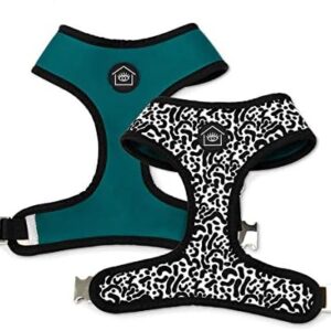 Now House by Jonathan Adler Reversible Leopard Dog Harness, Large