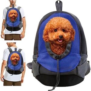 PETCUTE Pet Carrier Breathable Puppy Dog Bags Backpack for Small Dogs Cats for Outdoor Biking, Hiking, Trip, Shopping