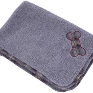 Petface Tweed Comforter Blanket for Dogs, Grey