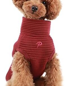 Puppia Paqd TS1461 Troy, Sweater, M, Dark red