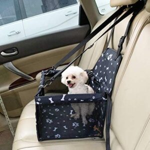 Rinsduall Pet Booster Car Seat Dog Car Seat Carrier Puppy Car Seat Upgrade Perfect for Small and Medium Pets Black