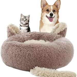 Soft Plush Pet House On Mini Medium Dog Cat Bed Apply Plush Round