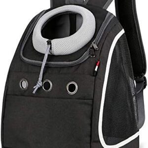 WINS Dog Backpack for Small Dogs Transport Backpack Cat Carrier Cat Backpack Transport Hiking Travel Mesh Ventilation