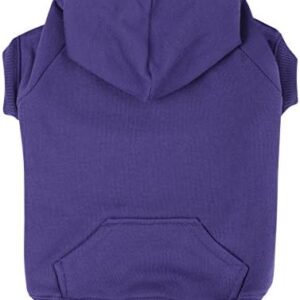 Zack & Zoey Basic Hoodie for Dogs, 24" X-Large, Ultra Violet