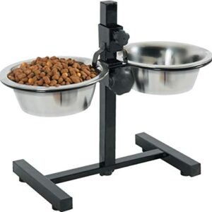Zolux Special Small Dog Adjustable Food Holder 2 x 700 ml